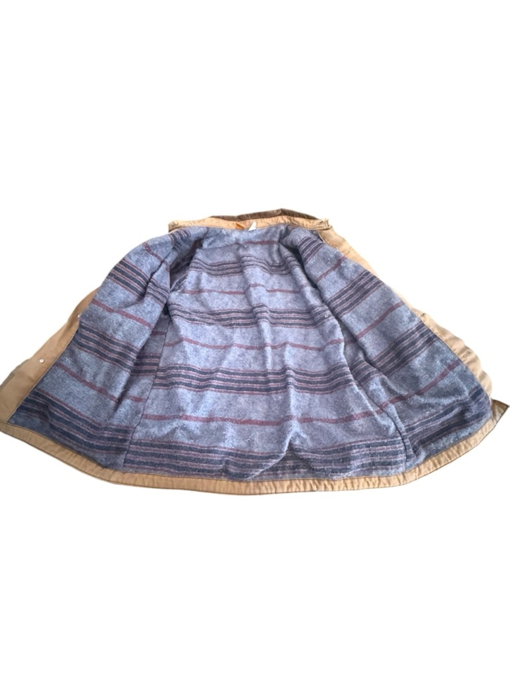 Vintage Big Ben Wrangler Chore coat, 44 Long, blanket lined canvas barn jkt USA - Picture 3 of 5